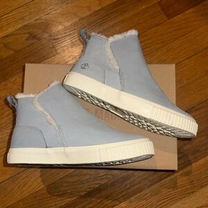 Timberland Women's Blue Fur-Lined Boots